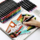 Набір скетч маркерів для малювання Touch 48 шт. / Уп. двосторонні професійні фломастери для художників