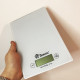 Ваги кухонні DOMOTEC MS-912 Glass, електричні кухонні ваги, точні кухонні ваги. Колір: білий