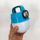 Підвісний ліхтар світильник LED з гачком для кемпінгу, ліхтариком та сонячною панеллю. Колір: синій