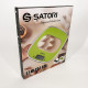 Кухонні ваги Satori SKS-221-GR до 5 кг, електронні кухонні ваги. Колір: зелений
