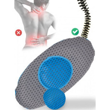 Ортопедична подушка для попереку Lumbar Support TV One. Подушка для попереку з ефектом пам'яті з м'яким тканинним покриттям, що дихає.