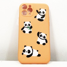 Чохол для Apple Iphone 11 Pro панда .Колір: персиковий