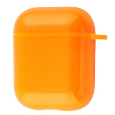Чохол для AirPods силіконовий яскраво-помаранчевий