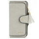 Клатч портмоне гаманець Baellerry N2341, жіночий гаманець маленький шкірозамінник. Колір: сірий