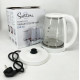 Електрочайник Suntera EKB-322W, чайники з підсвічуванням, гарний електричний чайник. Колір: білий