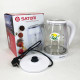 Електрочайник Satori SGK-4105-WT 1,8 л, стильний електричний чайник, чайники з підсвічуванням