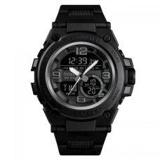 Годинник наручний чоловічий SKMEI 1452BK BLACK, водонепроникний чоловічий годинник. Колір: чорний