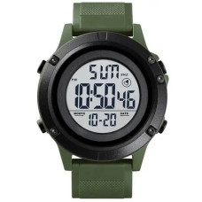 Годинник наручний чоловічий SKMEI 1508AGWT ARMY GREEN-WHITE, Водонепроникний чоловічий годинник. Колір: зелений