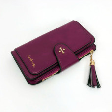 Клатч портмоне гаманець Baellerry N2341, маленький жіночий гаманець, компактний гаманець. Колір: фіолетовий