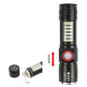 Ліхтар SY-1903C-P50+SMD+RGB Alarm, ЗУ USB, кишеньковий ліхтар із usb зарядкою, надпотужний ліхтарик