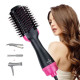 Фен Щітка гребінець 3в1 One step Hair Dryer 1000 Вт 3 режими випрямляч для укладання волосся стайлер з функцією іонізації