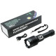 Ліхтарик Bailong BL-G200-P360, 5 режимів, Zoom, алюмінієвий корпус, режим павербанку, ліхтар ручний потужний