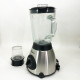Блендер з кавомолкою 2 в 1 Domotec MS-6610 (чаша зі скла) 1000Вт, переносний, блендер чаша подрібнювач