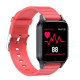 Смарт годинник Smart Watch T96 стильний із захистом від вологи та пилу з вимірюванням температура тіла. Колір: червоний