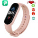 Смарт браслет M5 Smart Bracelet Фітнес трекер Watch Bluetooth. Колір рожевий