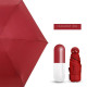 Компактна парасолька в капсулі-футлярі Червона, маленька парасолька в капсулі. Колір червоний
