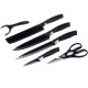 Набір кухонних ножів із сталі 6 предметів Genuine King-B0011, набір ножів для кухні, кухонний набір ножів