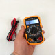 Мультиметр DT-830 LN з підсвічуванням та звуком ABaTap до 750 В Помаранчевий, тестер для вимірювання напруги