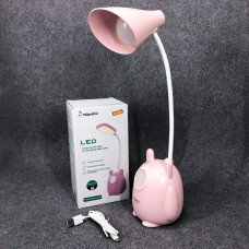 Настільна лампа TaigeXin LED TGX 792, світлодіодна настільна, зручна настільна лампа. Колір: рожевий
