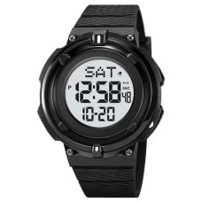 Годинник наручний чоловічий SKMEI 2010BKWT BLACK-WHITE, годинник армійський скмей, годинник спортивний. Колір: чорний