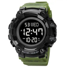Годинник наручний чоловічий SKMEI 1968AG ARMY GREEN, брендовий чоловічий годинник, годинник для чоловіка. Колір: зелений