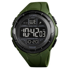 Годинник наручний чоловічий SKMEI 1656GN ARMY GREEN, годинник наручний електронний тактичний. Колір: зелений