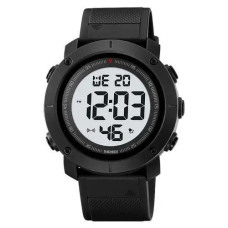 Годинник наручний чоловічий SKMEI 2122BKWT BLACK-WHITE, чоловічий тактичний годинник. Колір: чорний