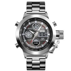 Годинник наручний чоловічий SKMEI 1515SI SILVER, водонепроникний чоловічий годинник. Колір: срібний