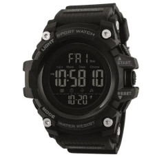 Годинник наручний чоловічий SKMEI 1384BK BLACK, водонепроникний чоловічий годинник. Колір: чорний