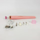 Фрезер для манікюру та педикюру Flawless Salon Nails, ручка фрезер для манікюру. Колір: рожевий