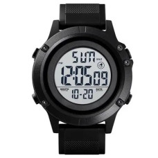 Годинник наручний чоловічий SKMEI 1508BKWT BLACK, годинник наручний електронний тактичний. Колір: чорний