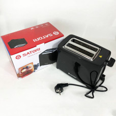 Тостер Satori ST-705-BL, тостер для 2 грінок, електричний горизонтальний тостер, універсальний тостер