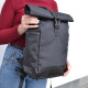 Рюкзак Roll Top чоловічий-жіночий для ноутбука міський рол топ, великий рюкзак для подорожей
